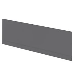 Apollo2 Gloss Grey 1700mm Front Straight Bath Panel | Victorian Plumbing