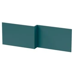 Arezzo Matt Green L-Shaped Front Bath Panel - 1700mm | Premium Bath Panels