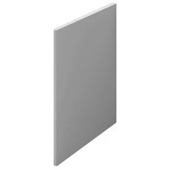Arezzo Matt Grey L-Shaped End Bath Panel - 700mm | Premium Bath Panels