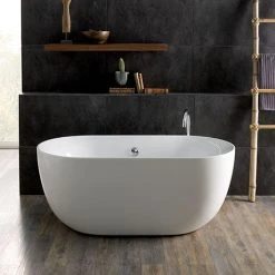 BC Designs Dinkee Freestanding Modern Bath 1500 x 780mm - Luxurious Freestanding Bathtub