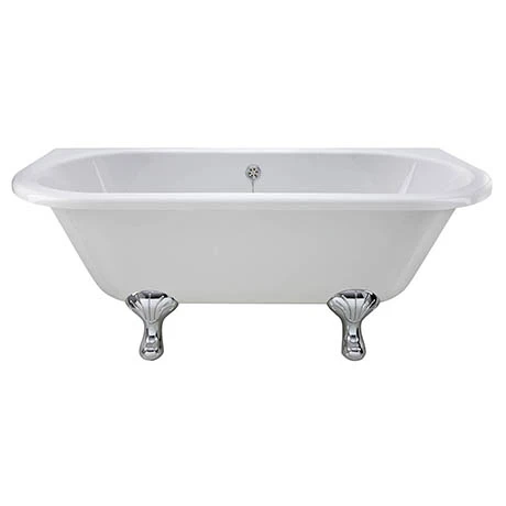 Bayswater Courtnell 1700mm Double Ended Back-To-Wall Freestanding Bath - Luxury Roll Top Bath 3 Bayswater Courtnell 1700mm Double Ended Back-To-Wall Freestanding Bath - Luxury Roll Top Bath