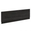 Brooklyn Black Wood Effect Bath Panel - Durable & Stylish Bathroom Upgrade -Deals Freestanding Baths Store BBWEFB n p