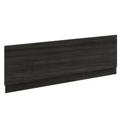 Brooklyn Black Wood Effect Bath Panel - Durable & Stylish Bathroom Upgrade