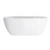 Verona 1415 x 745mm Small Freestanding Modern Bath - Victorian Plumbing -Deals Freestanding Baths Store BFRE011 P