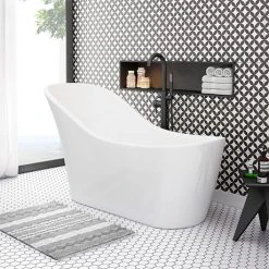 Vienna 1730 Modern Slipper Free Standing Bath - Luxurious Freestanding Bathtub