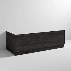 Brooklyn Black Wood Effect Bath Panel Pack - Stylish & Durable Bath Panels