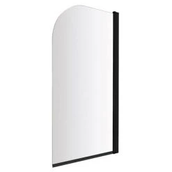 Appleby 1700 Roll Top Shower Bath with Matt Black Screen & Leg Set | Victorian Plumbing -Deals Freestanding Baths Store BKARH17BS d3 460