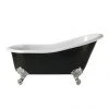 Heritage Kent 0TH Slipper Cast Iron Bath (1550x765mm) with Feet - Premium Quality Freestanding Bath -Deals Freestanding Baths Store BRT07 P