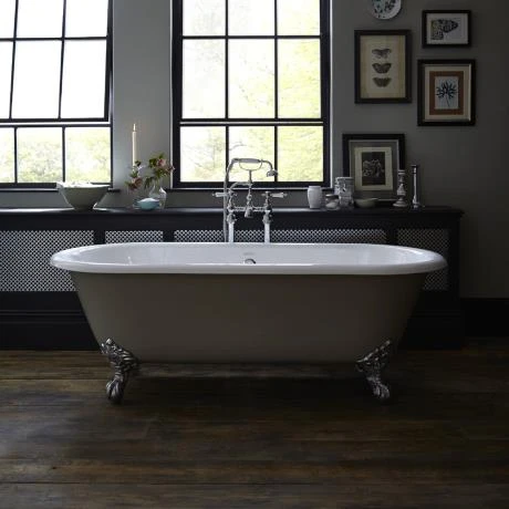 Heritage Buckingham Roll Top Cast Iron Bath with Feet - 1700x770mm | Premium Quality 5 Heritage Buckingham Roll Top Cast Iron Bath with Feet - 1700x770mm | Premium Quality - Image 3