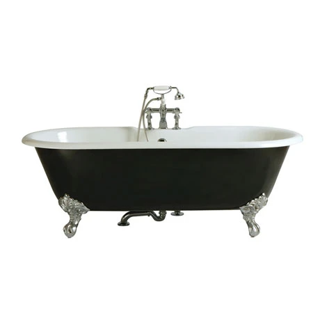 Heritage Buckingham Roll Top Cast Iron Bath with Feet - 1700x770mm | Premium Quality 3 Heritage Buckingham Roll Top Cast Iron Bath with Feet - 1700x770mm | Premium Quality