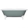 Hurlingham Bisley Cast Iron Roll Top Bath with Feet - 1690x750mm | Premium Quality -Deals Freestanding Baths Store Bisley P