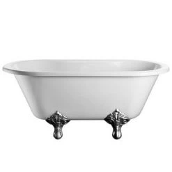Burlington Windsor 1500mm Double Ended Freestanding Bath with Legs - Roll Top Design -Deals Freestanding Baths Store Burlington Windsor Double Ended 1500mm Freestanding Bath with Legs detail1 460