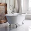 Burlington Windsor 1500mm Double Ended Freestanding Bath with Legs - Roll Top Design -Deals Freestanding Baths Store Burlington Windsor Double Ended 1500mm Freestanding Bath with Legs lrg 460