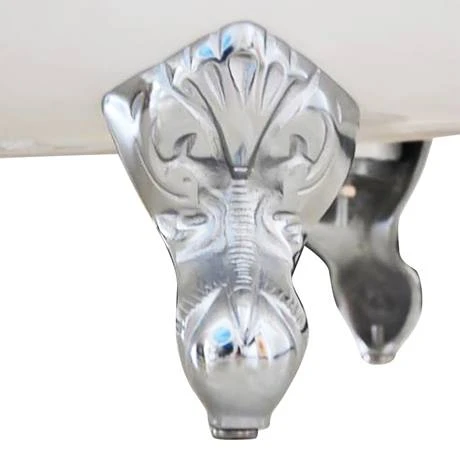 Ashton Cast Iron Bath with Chrome Feet - 1530 x 760mm Slipper Roll Top | The Period Bathroom Company 4 Ashton Cast Iron Bath with Chrome Feet - 1530 x 760mm Slipper Roll Top | The Period Bathroom Company - Image 3