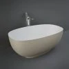 RAK Cloud Matt Cappuccino Freestanding Bath 1400 x 753mm - Modern Luxury Bath 2 RAK Cloud Matt Cappuccino Freestanding Bath 1400 x 753mm - Modern Luxury Bath -Deals Freestanding Baths Store CLOBT14075514 P