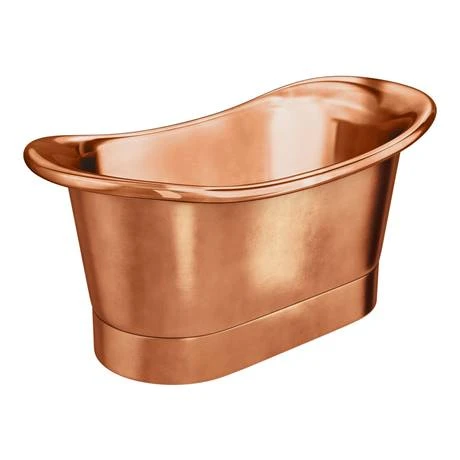 Trafalgar Copper 1500 x 710mm Double Ended Slipper Roll Top Bath Tub | Luxury Freestanding Bath 5 Trafalgar Copper 1500 x 710mm Double Ended Slipper Roll Top Bath Tub | Luxury Freestanding Bath - Image 3