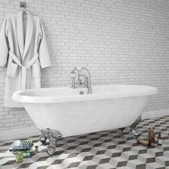 Duke 1795 Traditional Roll Top Bath - Double Ended Freestanding Bath | Victorian Plumbing
