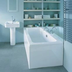 Ideal Standard White 1700mm Front Bath Panel - Durable & Stylish Bathroom Solution -Deals Freestanding Baths Store E002401 D2 460