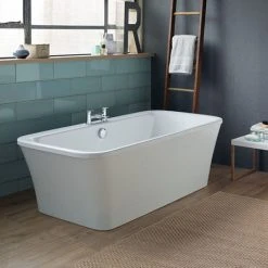 Ideal Standard Connect Air 1700 x 790mm Freestanding Double Ended Bath - Modern Luxury Bath for Contemporary Bathrooms