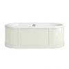 Burlington London 1800mm Double Ended Roll Top Bath with Curved Surround & Waste - Sand | Luxury Freestanding Bath 1 Burlington London 1800mm Double Ended Roll Top Bath with Curved Surround & Waste - Sand | Luxury Freestanding Bath -Deals Freestanding Baths Store E22S P