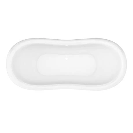 Earl 1750 Double Ended Roll Top Slipper Bath with Antique Brass Leg Set - Victorian Plumbing 5 Earl 1750 Double Ended Roll Top Slipper Bath with Antique Brass Leg Set - Victorian Plumbing - Image 3