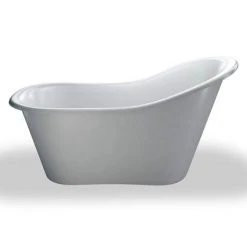 Burlington Emperor 1530 x 725 Slipper Bath - ET13B | Roll Top Freestanding Bath | Luxury Bathroom Design -Deals Freestanding Baths Store ET13B d2 460