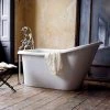 Burlington Emperor 1530 x 725 Slipper Bath - ET13B | Roll Top Freestanding Bath | Luxury Bathroom Design -Deals Freestanding Baths Store ET13B p