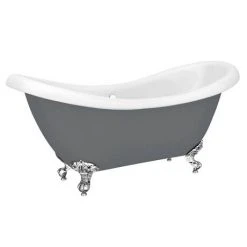 Earl Grey 1750 Double Ended Roll Top Slipper Bath with Ball & Claw Leg Set - Victorian Plumbing 13 Earl Grey 1750 Double Ended Roll Top Slipper Bath with Ball & Claw Leg Set - Victorian Plumbing -Deals Freestanding Baths Store Earl Grey 1750 Double Ended Roll Top Slipper Bath D5 460