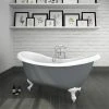 Earl Grey 1750 Double Ended Roll Top Slipper Bath with Ball & Claw Leg Set - Victorian Plumbing 1 Earl Grey 1750 Double Ended Roll Top Slipper Bath with Ball & Claw Leg Set - Victorian Plumbing -Deals Freestanding Baths Store Earl Grey 1750 Double Ended Roll Top Slipper Bath n p