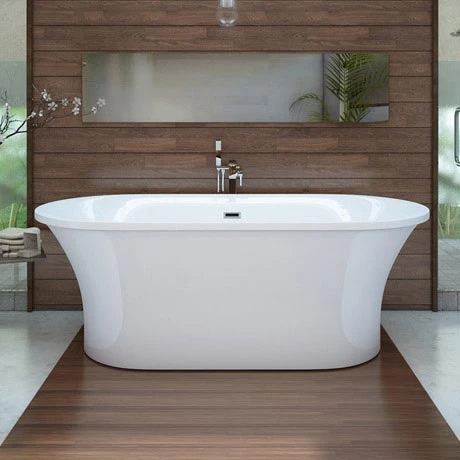 Eden 1750 Modern Roll Top Bath - Freestanding Luxury Bath Tub 3 Eden 1750 Modern Roll Top Bath - Freestanding Luxury Bath Tub