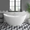 Flare 1720 x 750mm Modern Double Ended Freestanding Bath - Victorian Plumbing 2 Flare 1720 x 750mm Modern Double Ended Freestanding Bath - Victorian Plumbing -Deals Freestanding Baths Store GD 8207 p1