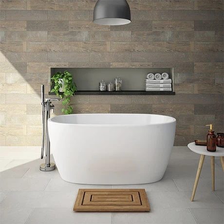 Snowden 1300 Small Modern Freestanding Bath - Compact Luxury for Contemporary Bathrooms 3 Snowden 1300 Small Modern Freestanding Bath - Compact Luxury for Contemporary Bathrooms
