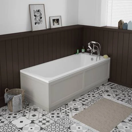 Chatsworth Grey 1700 Traditional Front Bath Panel | Premium Bath Panels 4 Chatsworth Grey 1700 Traditional Front Bath Panel | Premium Bath Panels - Image 2