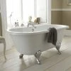 Nuie Grosvenor 1500 Small Double Ended Roll Top Bath with Chrome Legs - Luxurious Freestanding Bathtub 2 Nuie Grosvenor 1500 Small Double Ended Roll Top Bath with Chrome Legs - Luxurious Freestanding Bathtub -Deals Freestanding Baths Store Grosvenor 1490mm Double Ended Free Standing Bath with Chrome Leg Set p