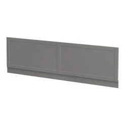 Keswick Grey 1700mm Traditional Bath Front Panel - Premium Quality Bath Panel