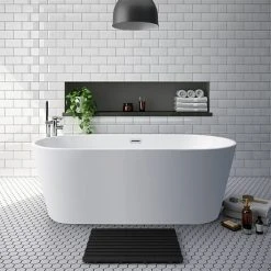 Brooklyn 1700 x 800mm Double Ended Freestanding Bath - Modern Luxury Design