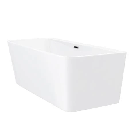 Orion Back To Wall Modern Square Bath 1700 x 735mm - Victorian Plumbing 6 Orion Back To Wall Modern Square Bath 1700 x 735mm - Victorian Plumbing - Image 4