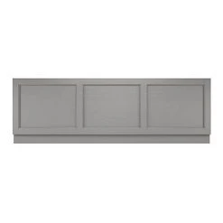 Old London Front Bath Panel & Plinth - Storm Grey - 2 Size Options | Premium Bath Panels