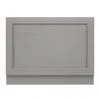 Old London End Bath Panel & Plinth - Storm Grey - 3 Size Options | Durable & Stylish Bathroom Solution -Deals Freestanding Baths Store LOP212 P