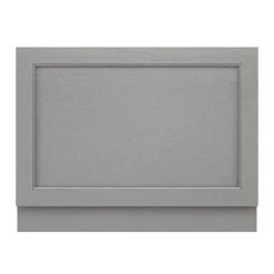 Old London End Bath Panel & Plinth - Storm Grey - 3 Size Options | Durable & Stylish Bathroom Solution