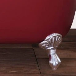 JIG Lyon Cast Iron Roll Top Slipper Bath with Feet - 1370x730mm | Hurlingham Baths -Deals Freestanding Baths Store Lyon D2 460