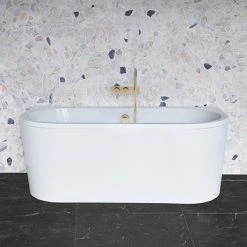 Crosswater Serene Back To Wall Freestanding Bath - 1700 x 750mm | Modern Luxury Bath