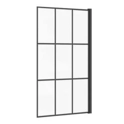 Appleby 1700 Roll Top Shower Bath with Matt Black Grid Screen & Leg Set | Victorian Plumbing -Deals Freestanding Baths Store MBAP17BS d3 460