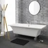 Milan 1520 Square Modern Roll Top Bath with Legs - Freestanding Bath Tub 1 Milan 1520 Square Modern Roll Top Bath with Legs - Freestanding Bath Tub -Deals Freestanding Baths Store MILAN1520 np