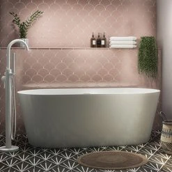 Monza 1680 x 800 Double Ended Freestanding Bath - Modern Luxury Bath Tub