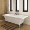 Milan 1690 Modern Square Roll Top Bath with Chrome Leg Set - Freestanding Luxury Bath 1 Milan 1690 Modern Square Roll Top Bath with Chrome Leg Set - Freestanding Luxury Bath -Deals Freestanding Baths Store Milan 1690 Freestanding Bath p