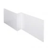 Toreno 1700 White Offset MDF Front Bath Panel - NMP135 | Premium Bath Panels -Deals Freestanding Baths Store Modena White Offset MDF Front Bath Panel p