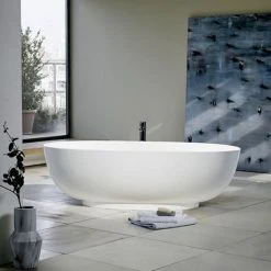 Clearwater Puro ClearStone Bath - 1700 x 750mm | Natural Stone Luxury Bath | Free UK Delivery