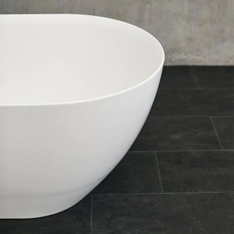Crosswater MPRO Petite Stone Matt Freestanding Bath 1500 x 800mm | Natural Stone Bath 4 Crosswater MPRO Petite Stone Matt Freestanding Bath 1500 x 800mm | Natural Stone Bath - Image 2