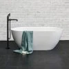 Crosswater MPRO Petite Stone Gloss Freestanding Bath 1500 x 800mm - Modern Luxury Bath -Deals Freestanding Baths Store N1ACSCW P 1